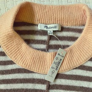 Madewell striped crew neck sweater, Small.